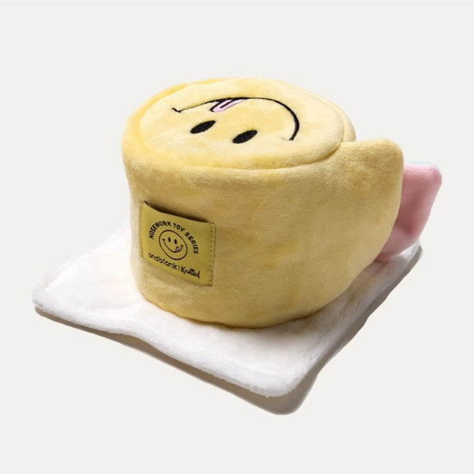 Cake Plush Puzzle Sound Educational Dog Toy