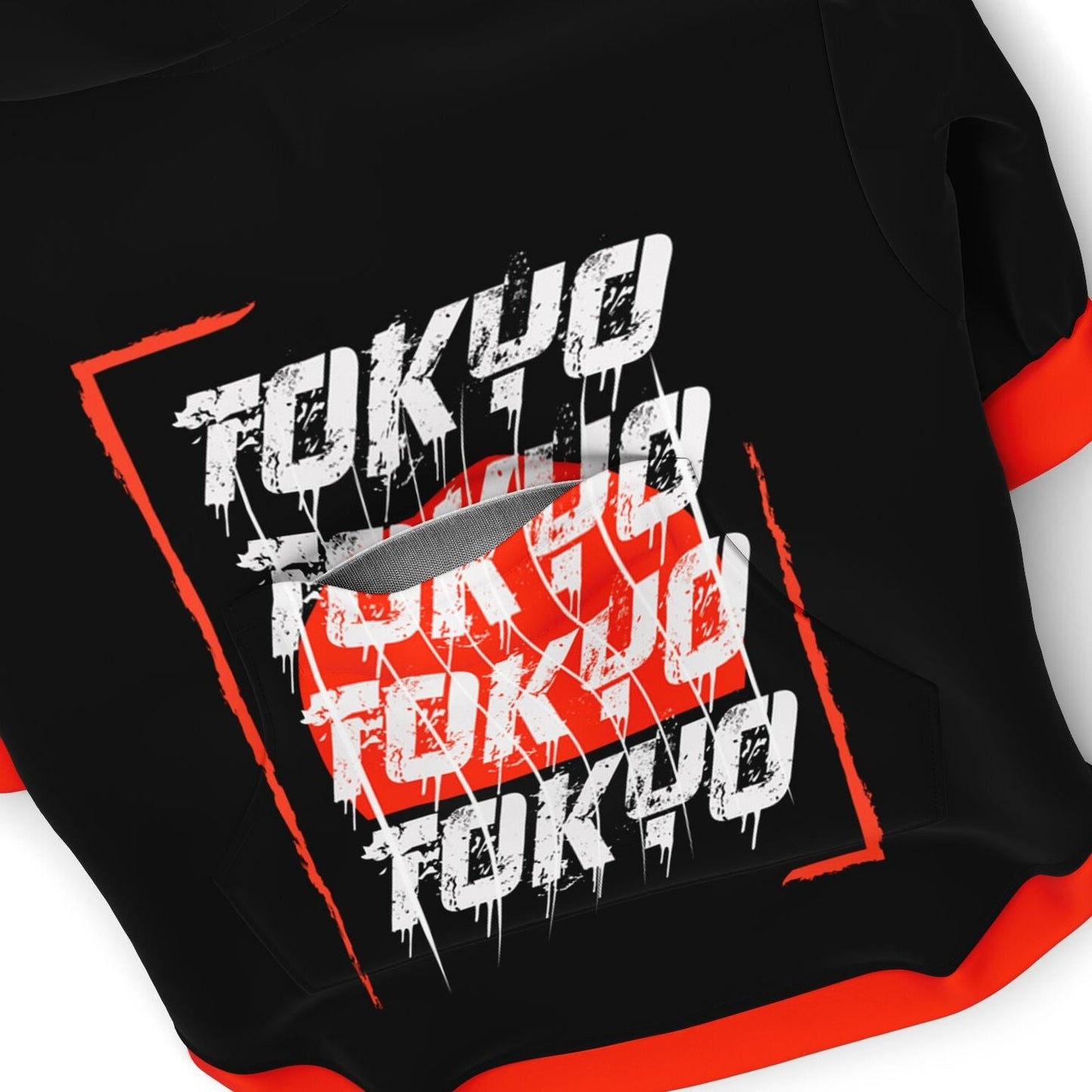 Tokyo Dog Zip-Up Hoodie