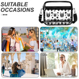 Transparent Boston Terrier Paws and Bones Satchel Set (New 2024)