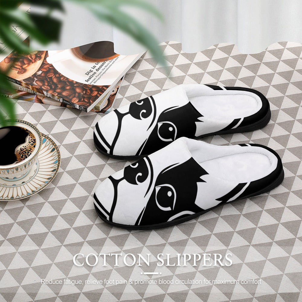 Bostie Face Cotton slippers