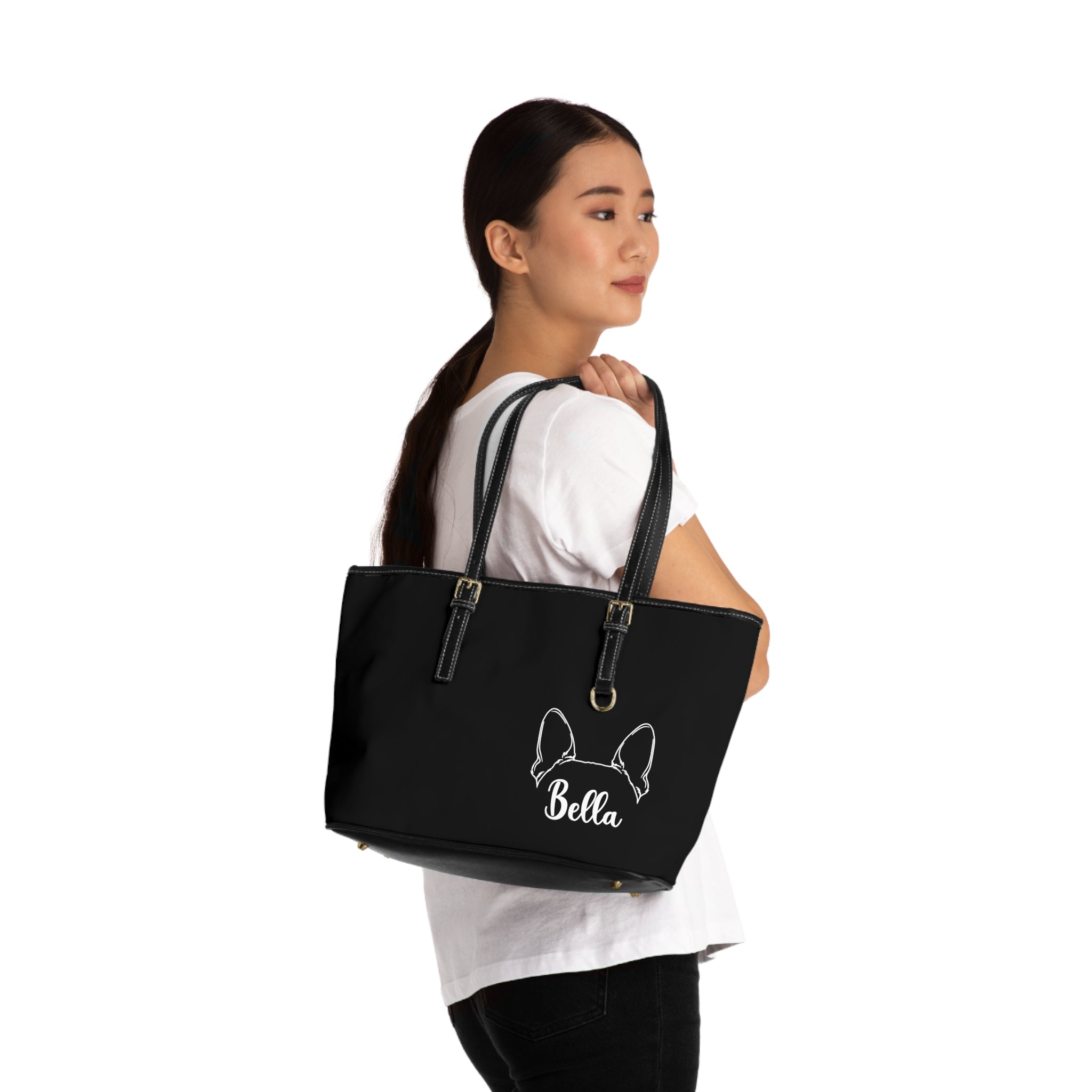 Boston Ears - Custom PU Leather Shoulder Bag