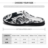 Paisley Pup - Boston Terrier Dog Men's Cotton slippers