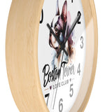 Boston Terrier Love Club Wall Clock