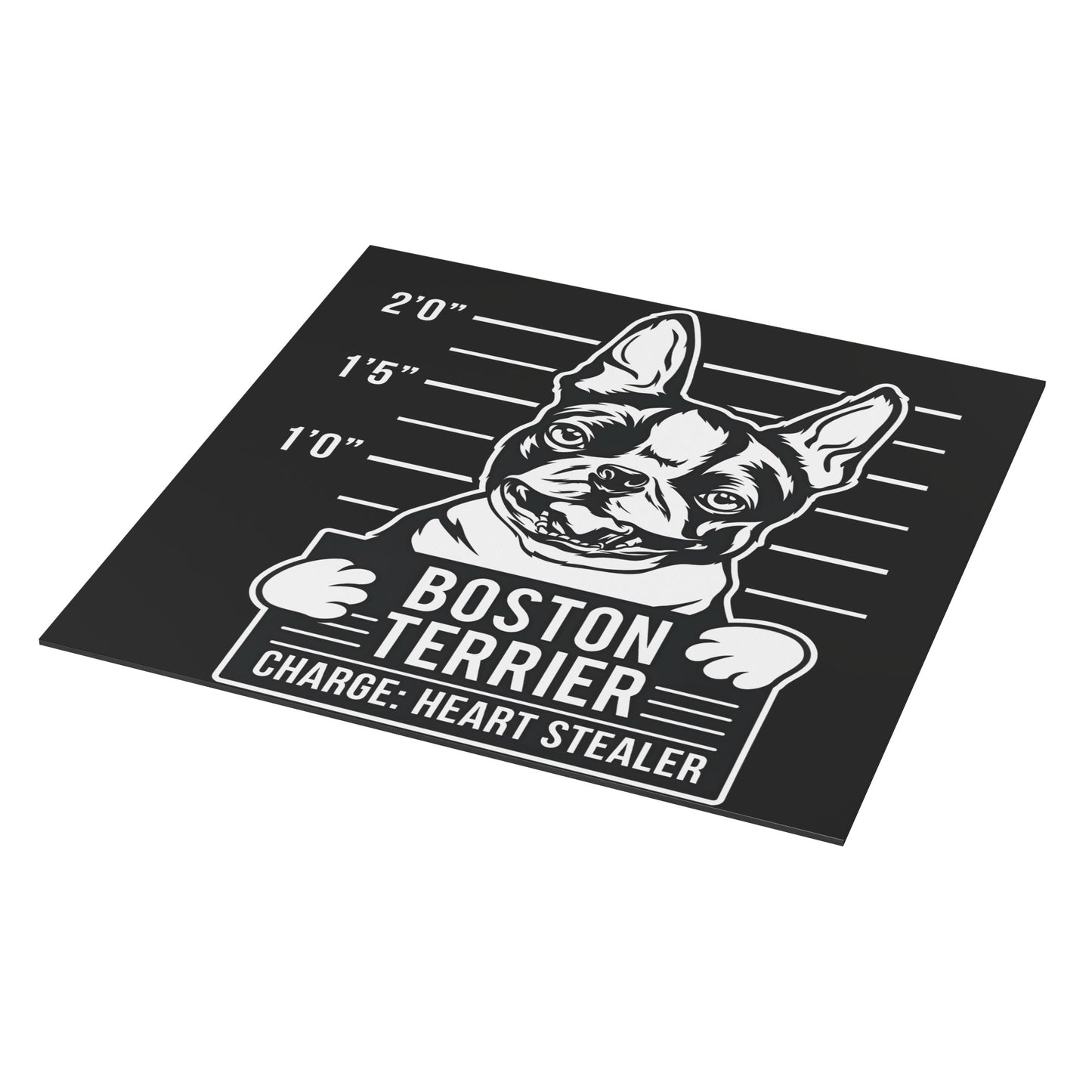 Boston Terrier Heart Stealer Magnet