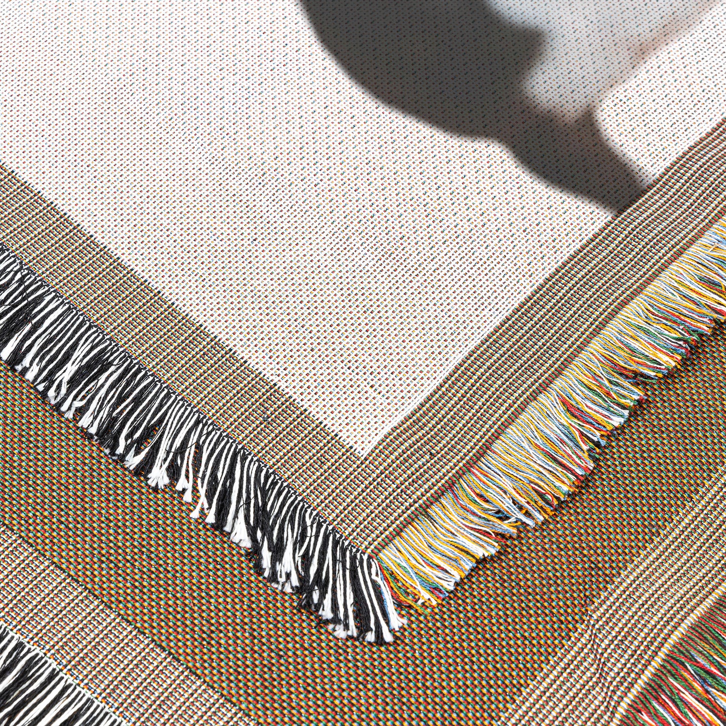 Custom Woven Blanket Using Dog Photo And Name