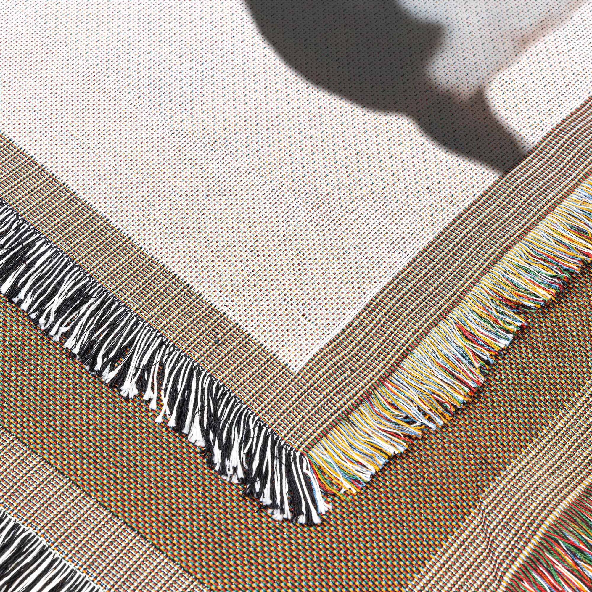 Custom Woven Blanket Using Dog Photo And Name