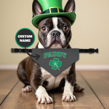 Custom St Patrick's Day Dog Bandana Collar