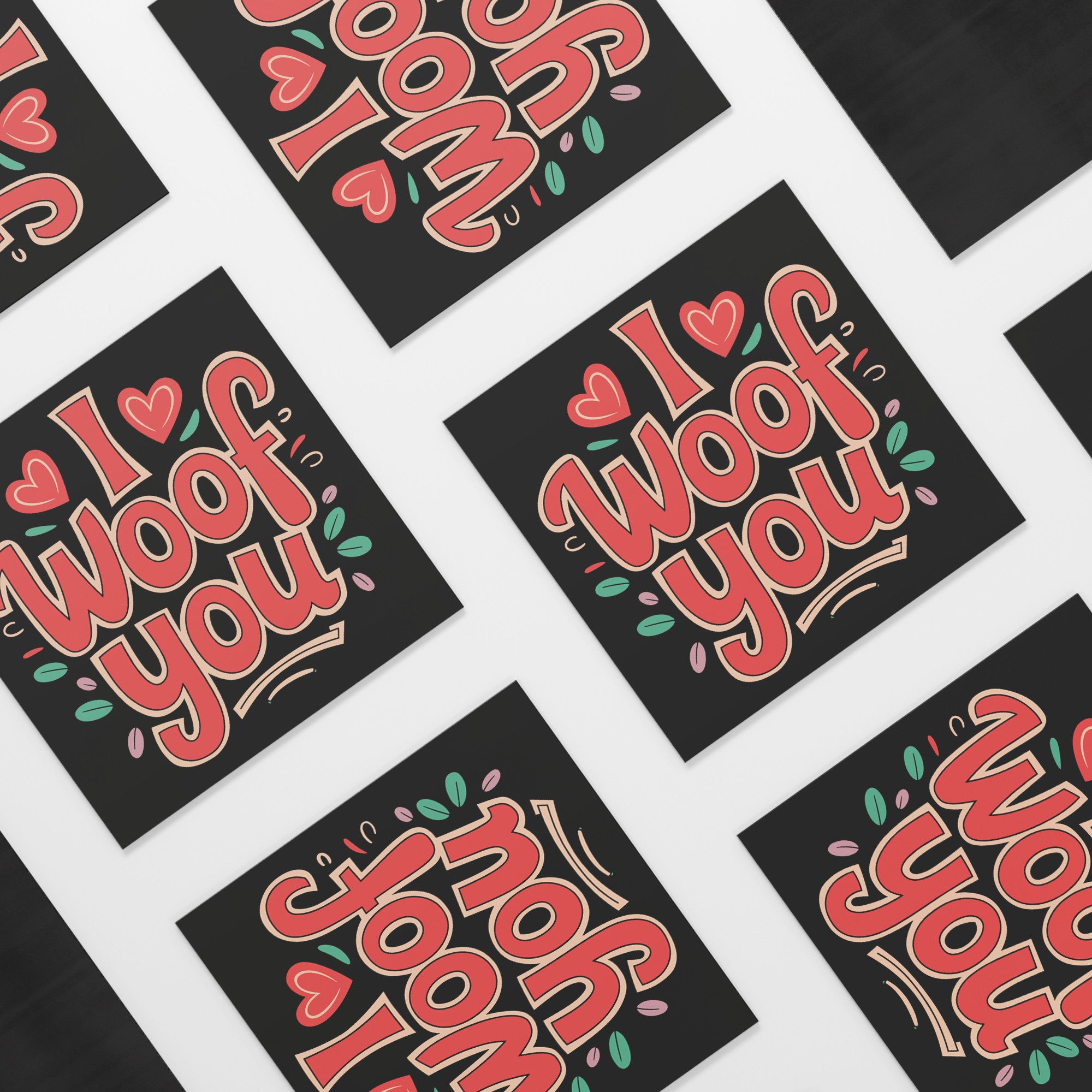 I Woof You Valentine's Day Magnets