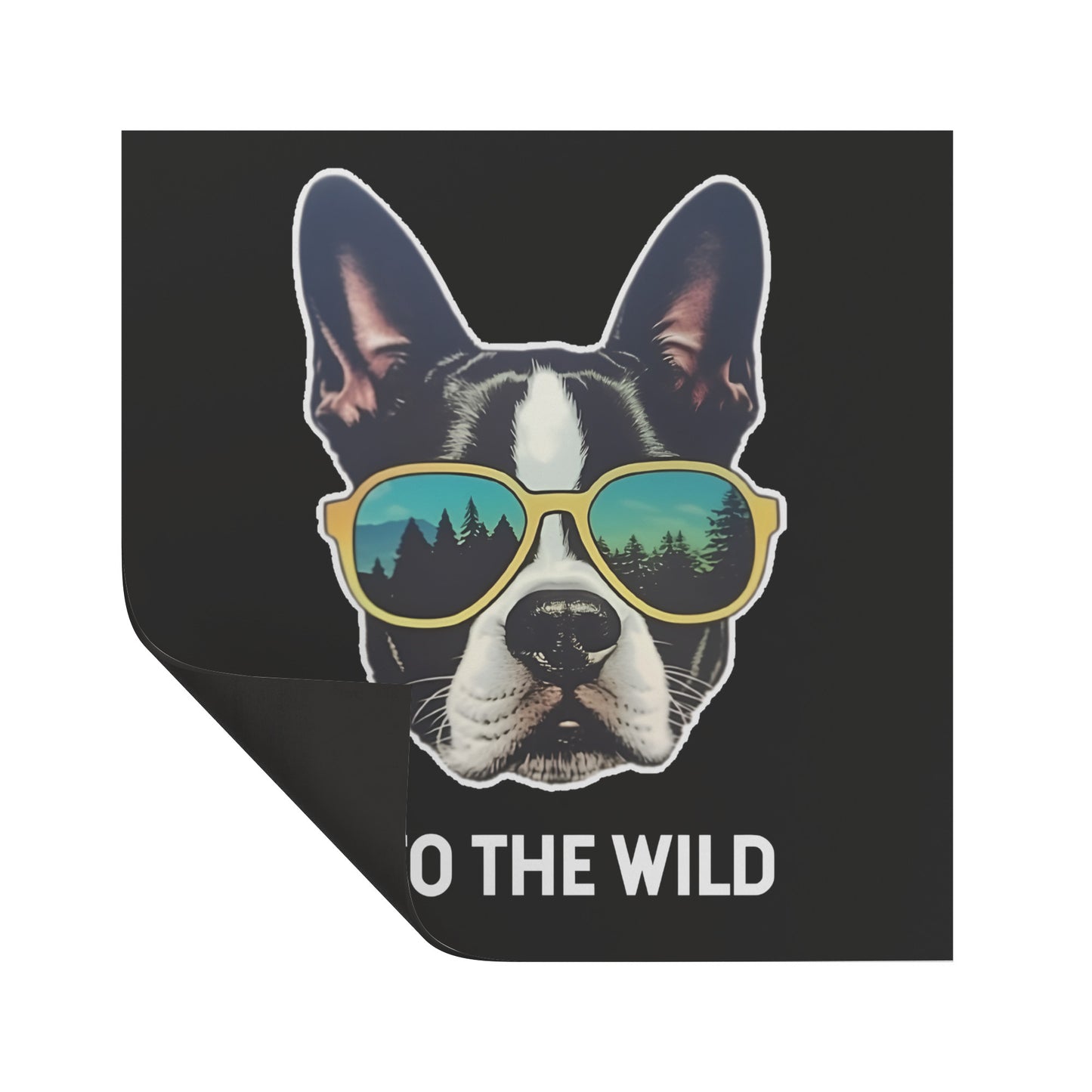 Into The Wild Boston Terrier Magnets