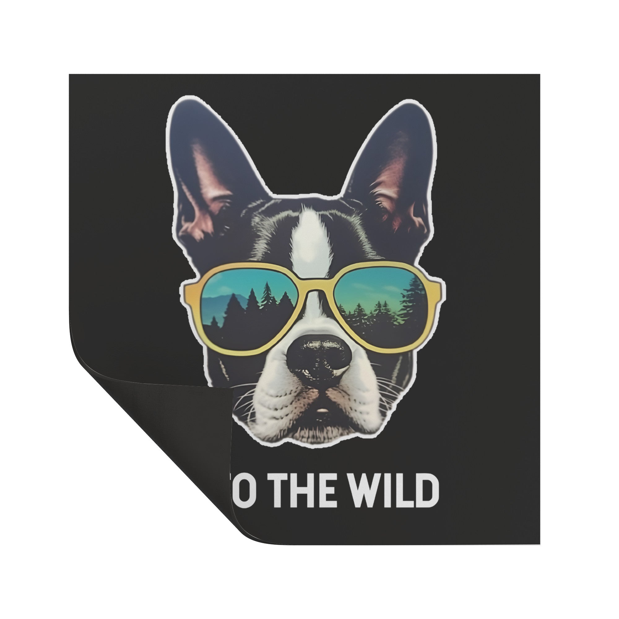Into The Wild Boston Terrier Magnets