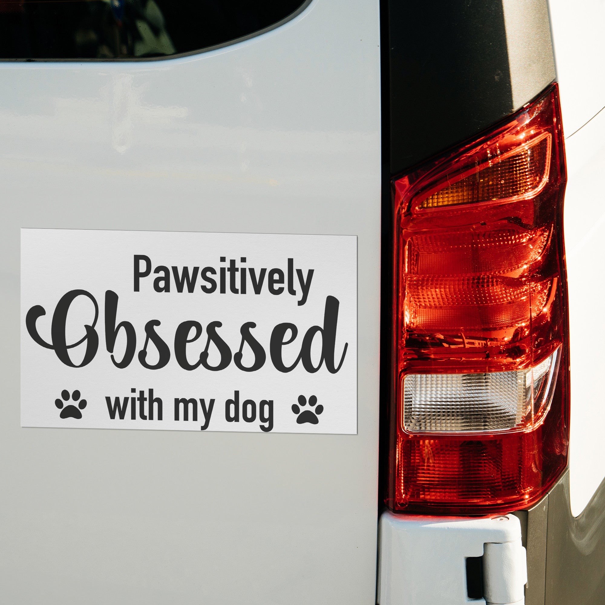 Pawsitively Obsessed With My Dog Magnet
