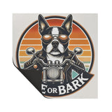 Ride or Bark Boston Terrier Magnet