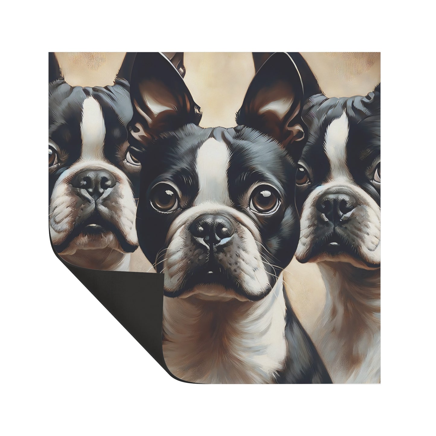Three Boston Terriers Magnet