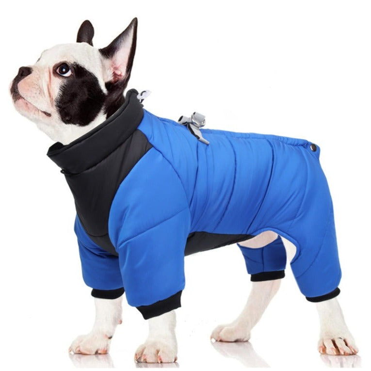 Small Medium-sized Dog Winter Snow Suit Full Body One-Piece