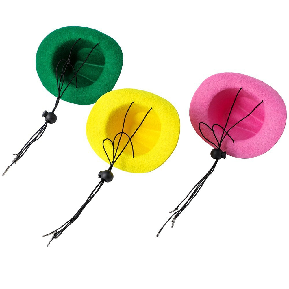 Western Cowboy Style Dog Hat