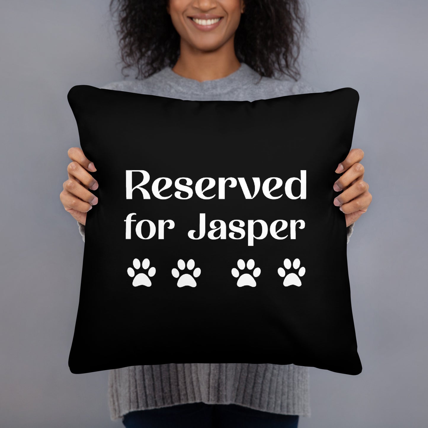 Reserved For My Dog Custom Pillow