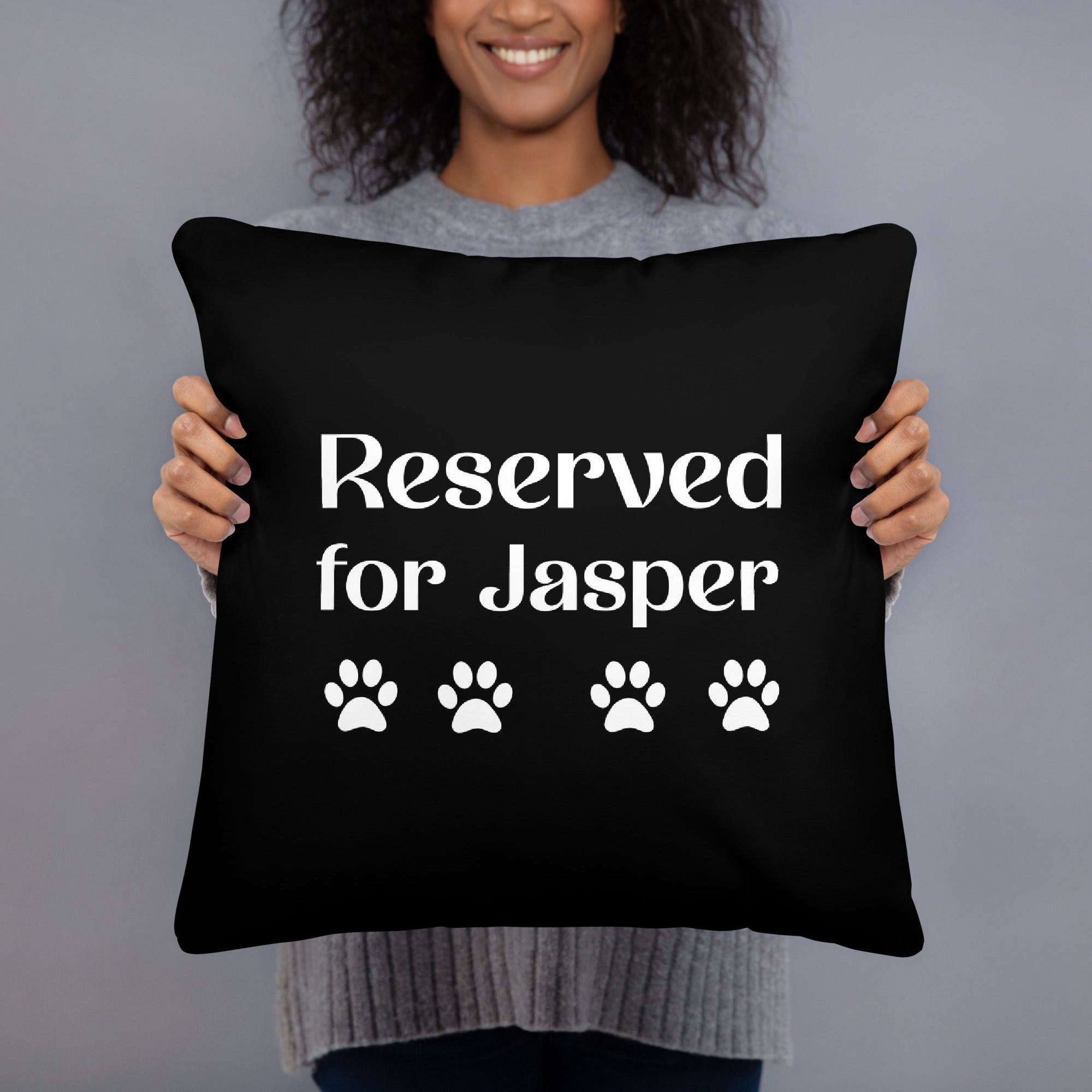 Reserved For My Dog Custom Pillow
