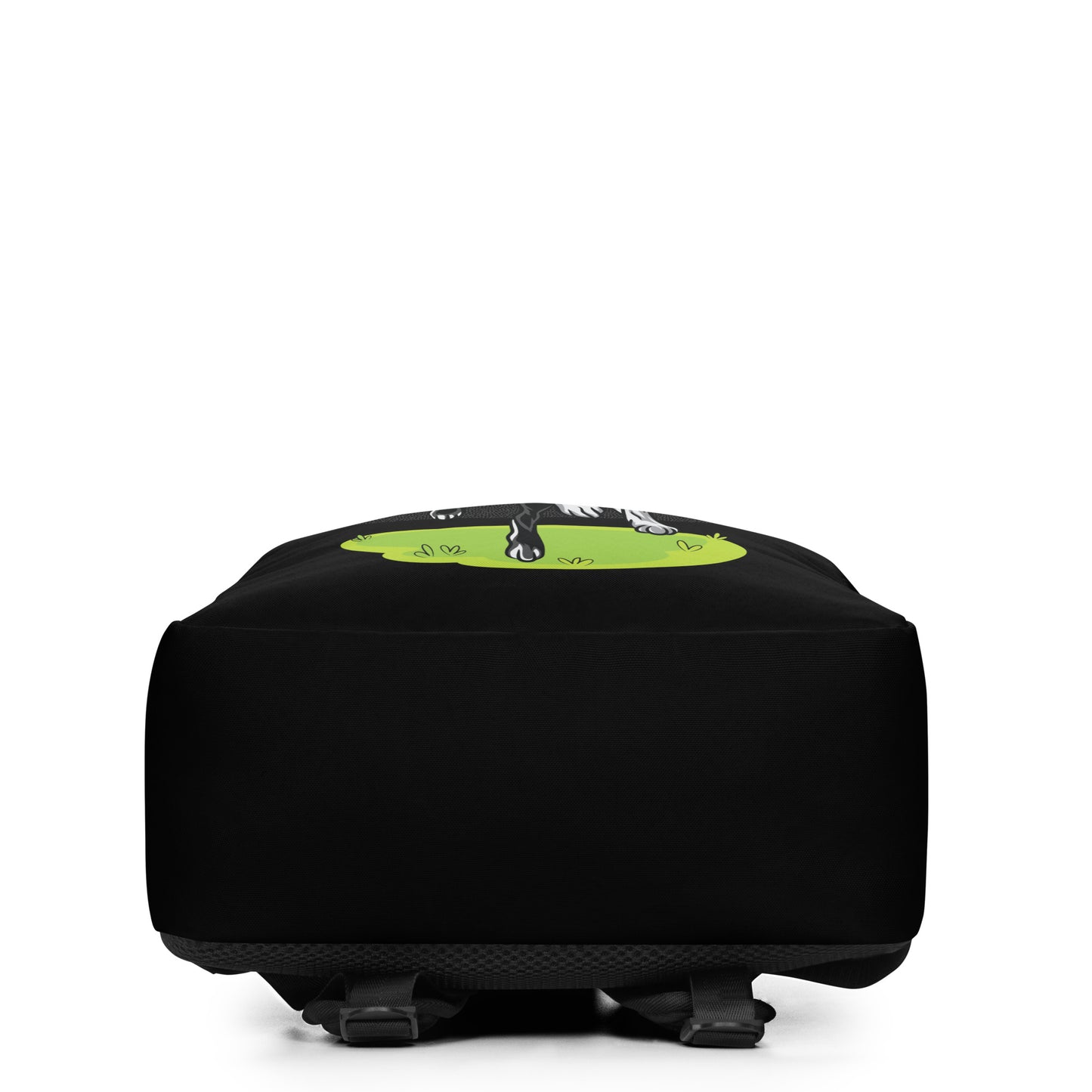 Happy Boston Terrier Dog Running Minimalist Backpack