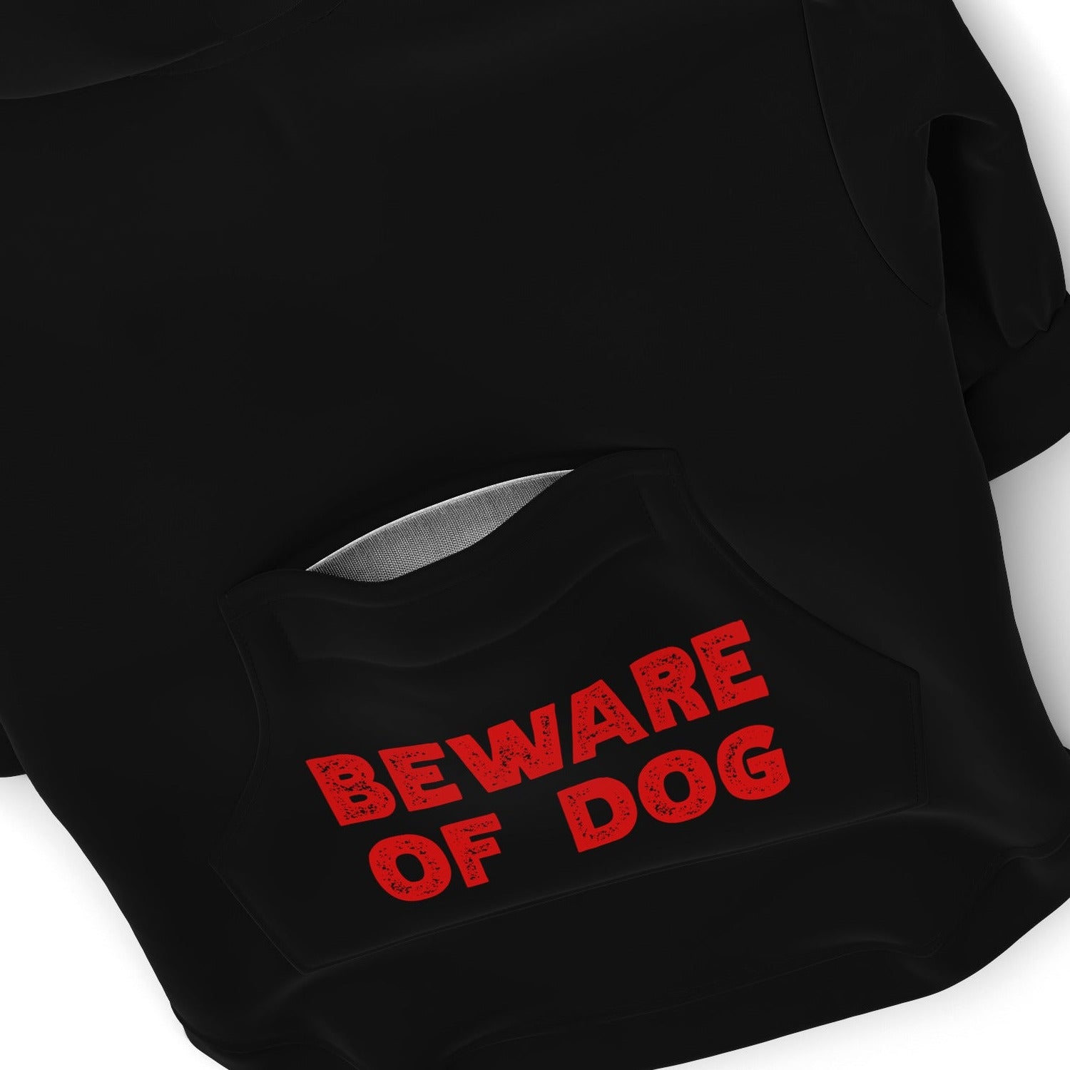 Beware Of Dog Zip-Up Hoodie