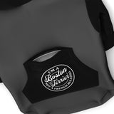 I'm A Boston Terrier Not A French Bulldog Zip-Up Dog Hoodie - Charcoal and Black