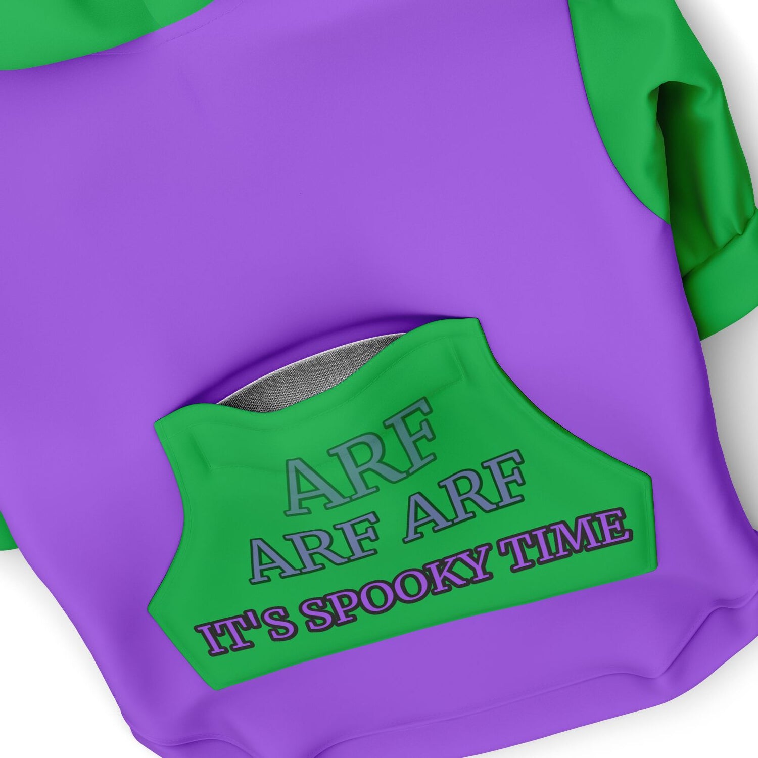 It's Spooky Time Halloween Dog Zip-Up Hoodie - ARF ARF ARF