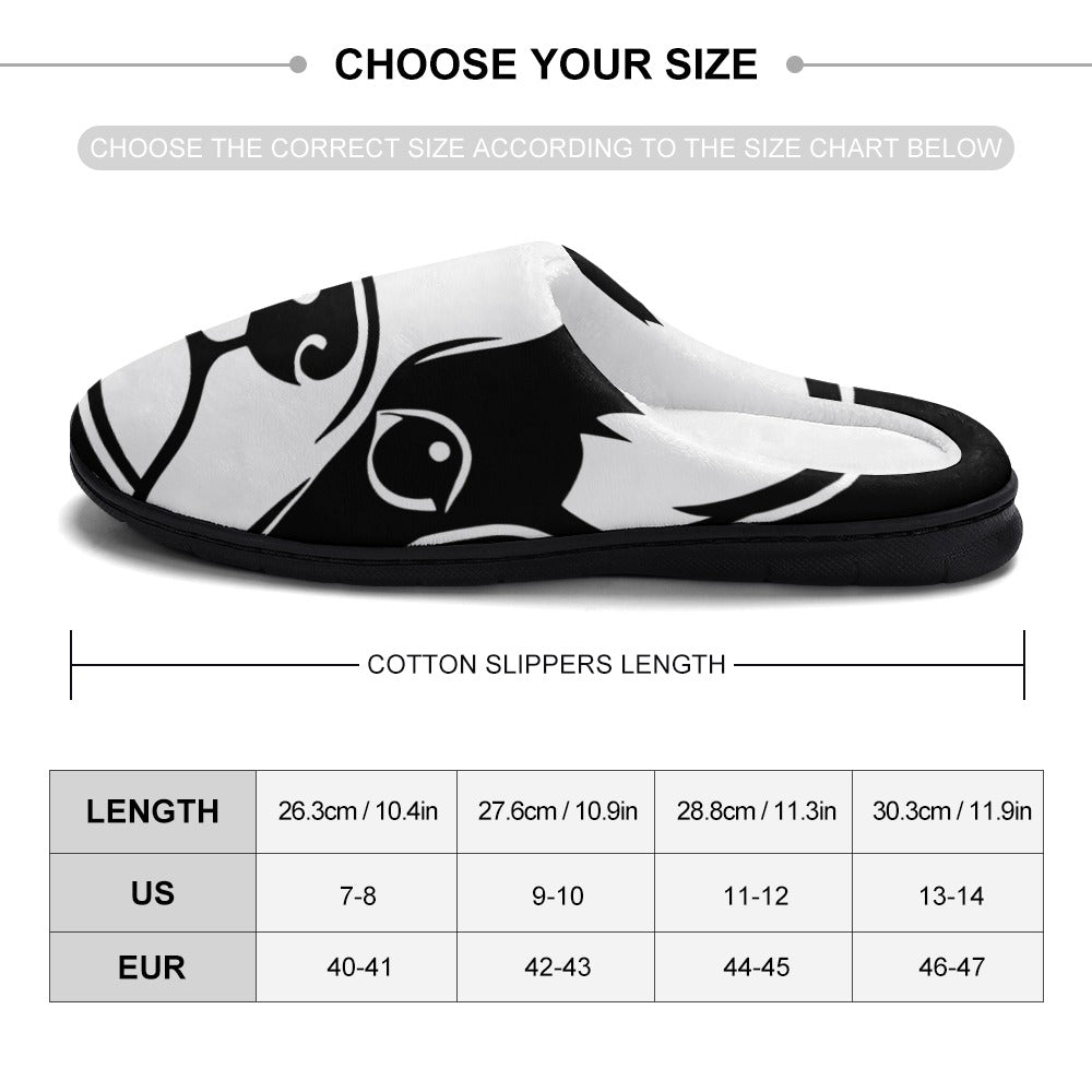Bostie Face Cotton slippers