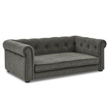 Contemporary Modern Sofa Dog Bed - Dark Grey