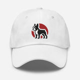 Boston Terrier Silhouette Logo Dad Hat