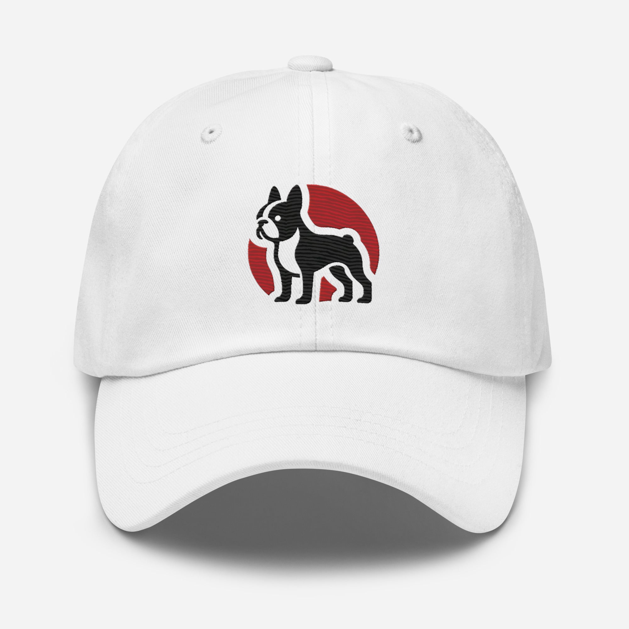 Boston Terrier Silhouette Logo Dad Hat