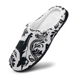 Paisley Pup - Boston Terrier Dog Men's Cotton slippers