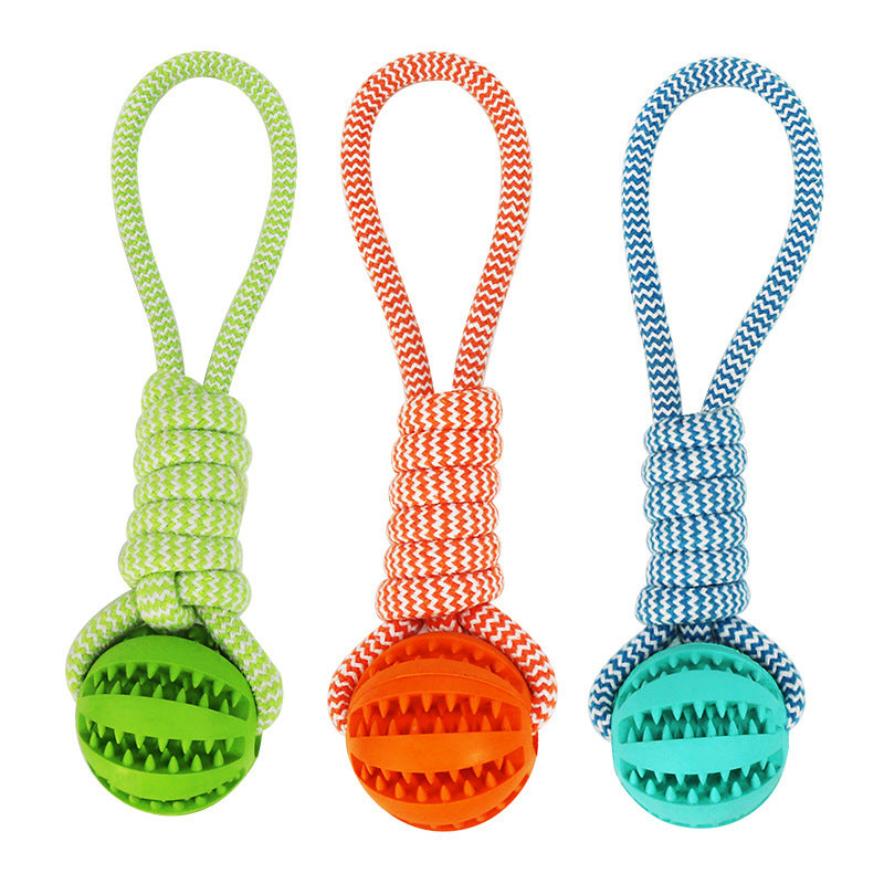 Dog Treat Ball Chewing Toy Resistant Rubber