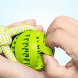 Dog Treat Ball Chewing Toy Resistant Rubber
