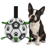 Dog Soccer Ball Interactive Dog Toy Floatable Squeaky Ball