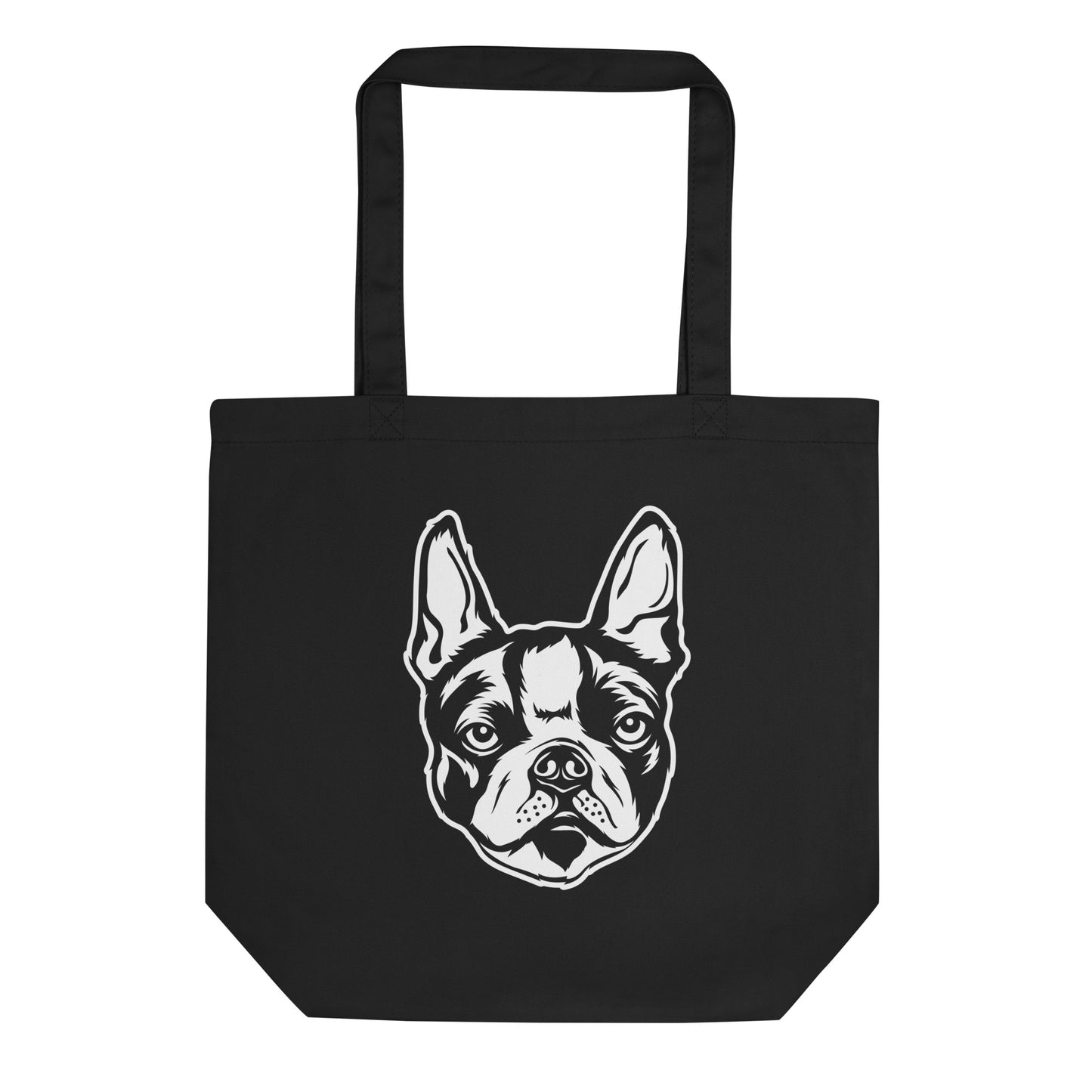Boston Terrier Face Eco Tote Bag