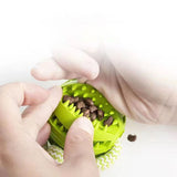 Dog Treat Ball Chewing Toy Resistant Rubber