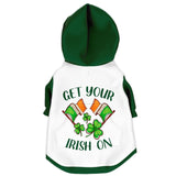 Get Your Irish On Saint Patrick Dog Zip-Up Hoodie