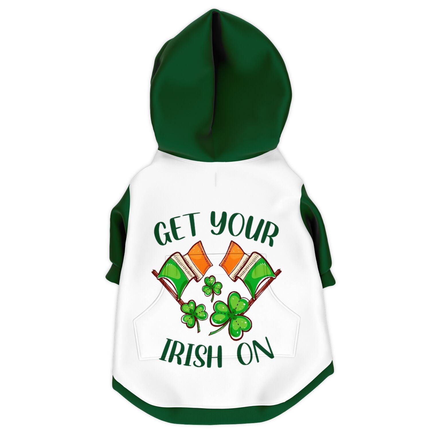 Get Your Irish On Saint Patrick Dog Zip-Up Hoodie