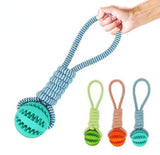 Dog Treat Ball Chewing Toy Resistant Rubber