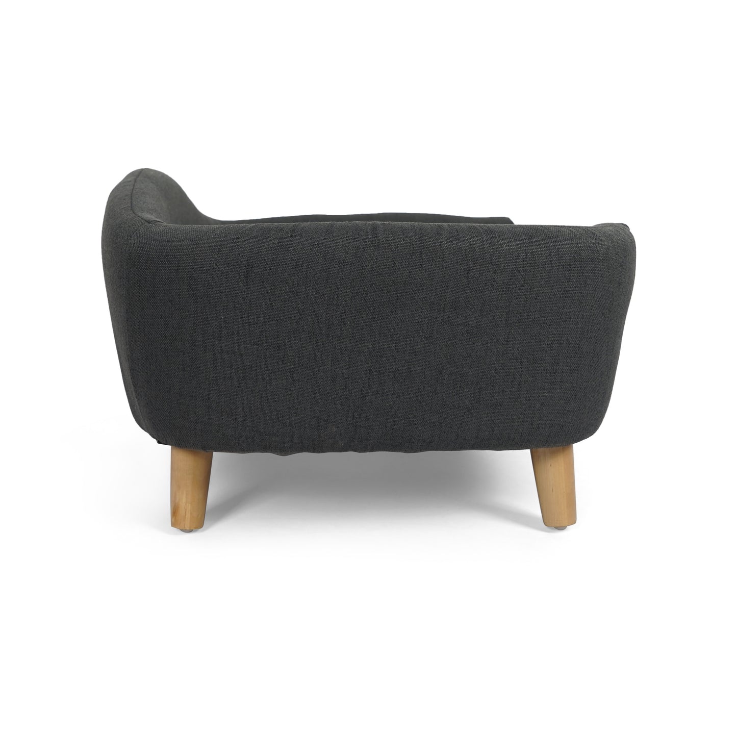 Mid-Century Modern Dog Bed - Dark Gray