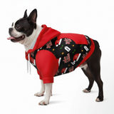 Jingle Bells Xmas Dog Zip-Up Hoodie