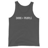 Dogs Are Greater Than People Unisex Tank Top