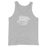 Less People More Dogs Unisex Tank Top