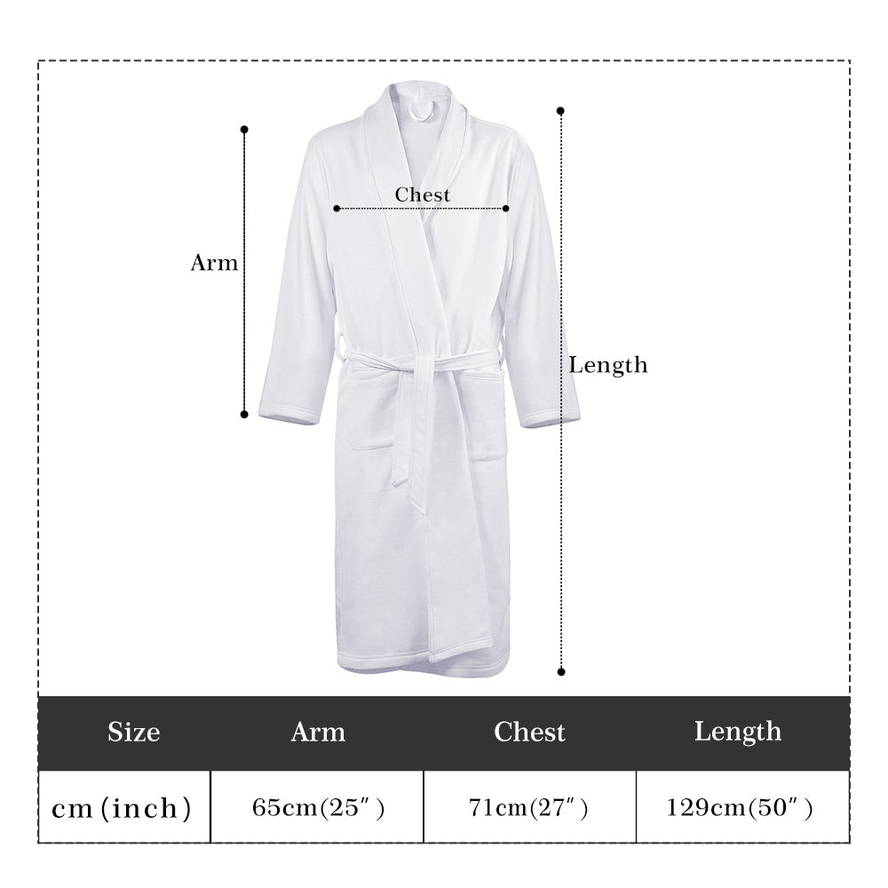 Bostie Faces Mens Bathrobe