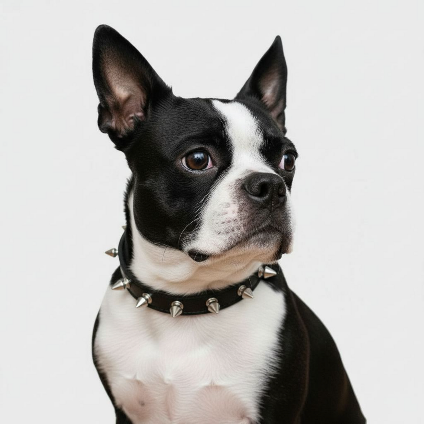 Spiked Studded PU Leather Dog Collar