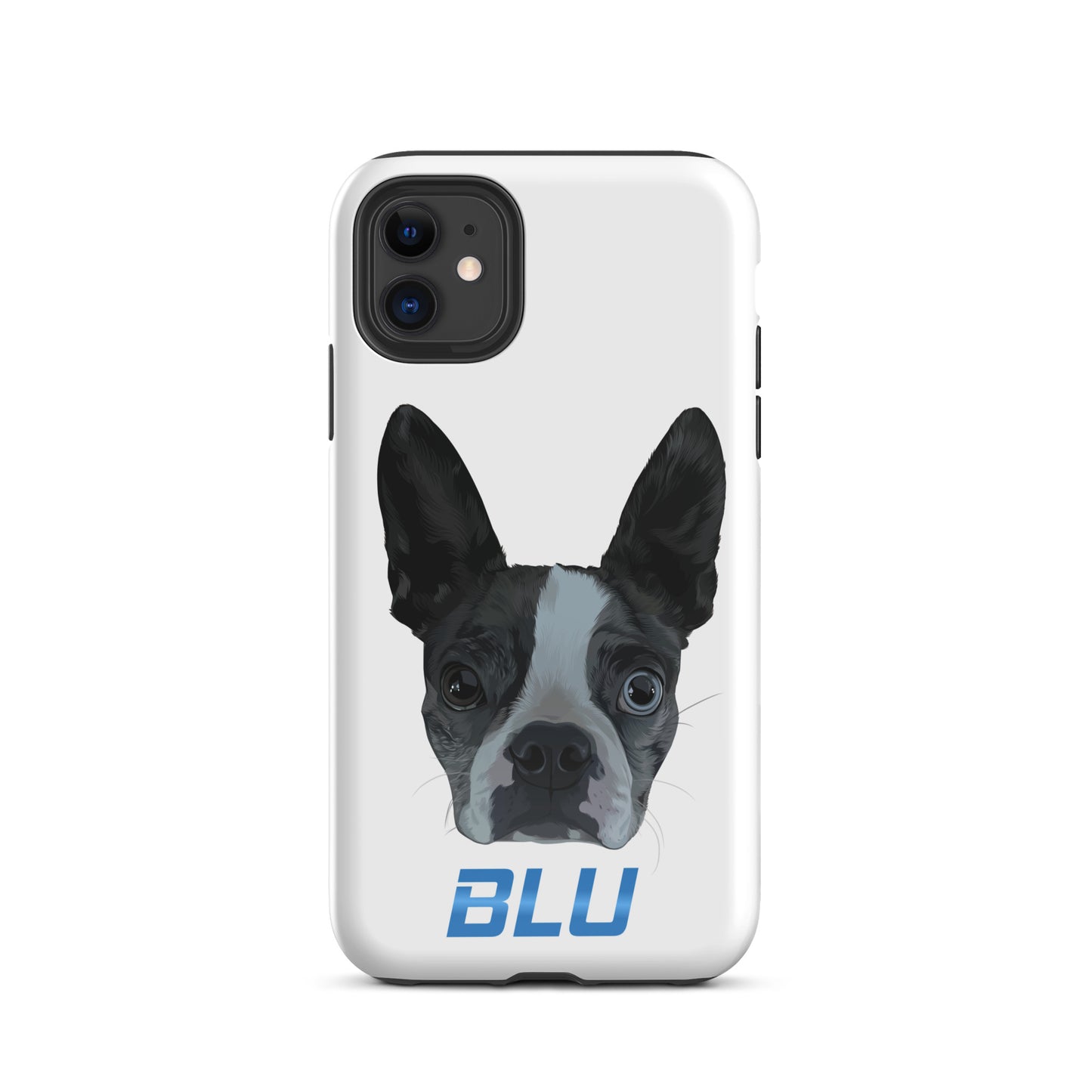Custom Tough iPhone Case Boston Terrier Dog Portraits