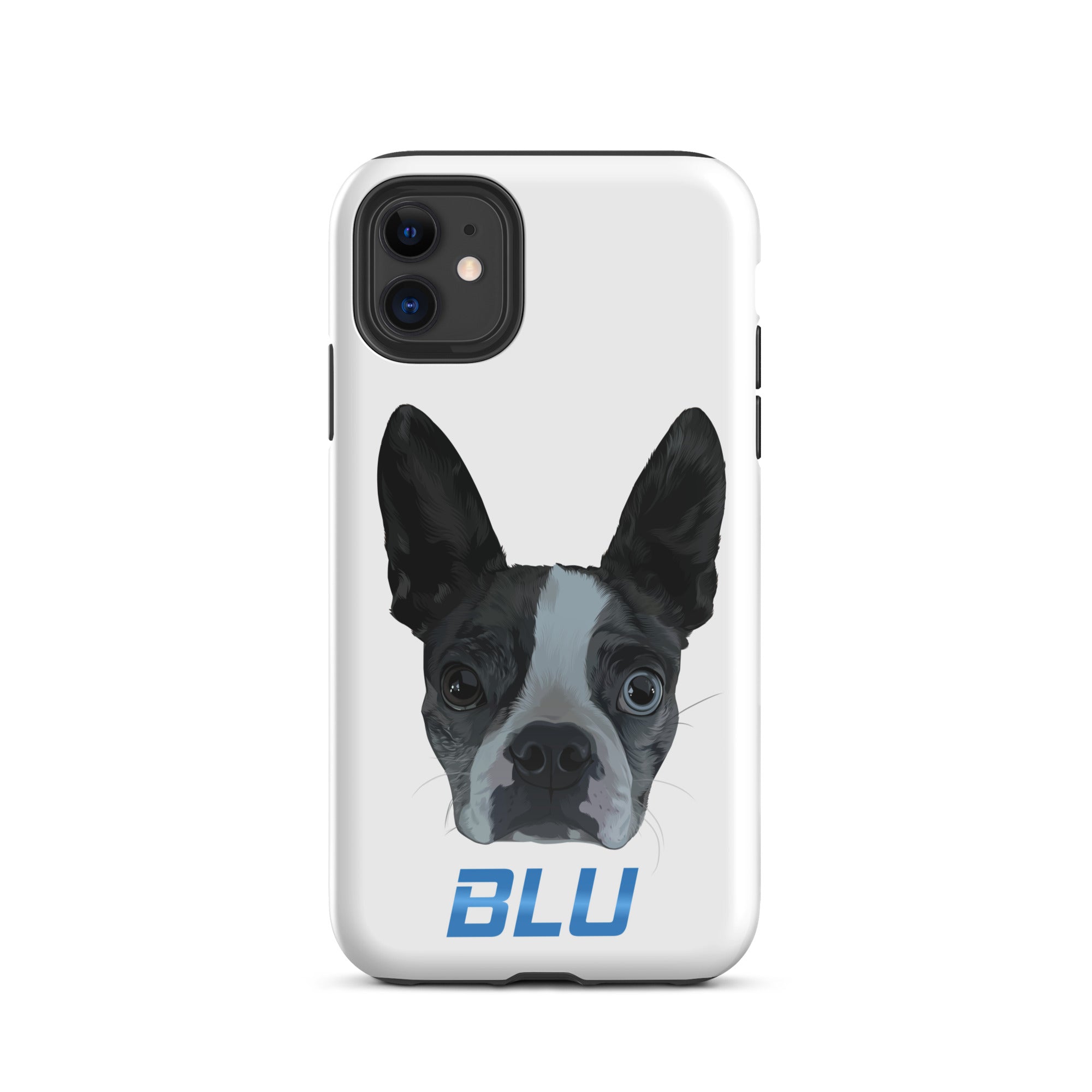Custom Tough iPhone Case Boston Terrier Dog Portraits
