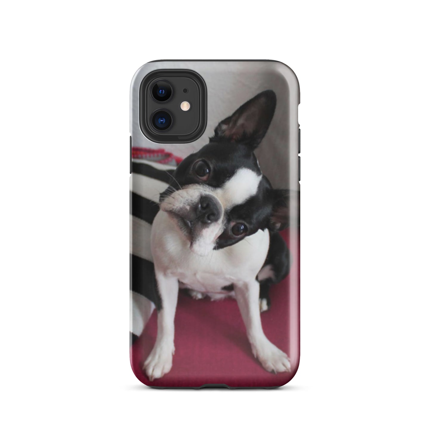 Custom Boston Terrier Tough Phone Case for iPhone