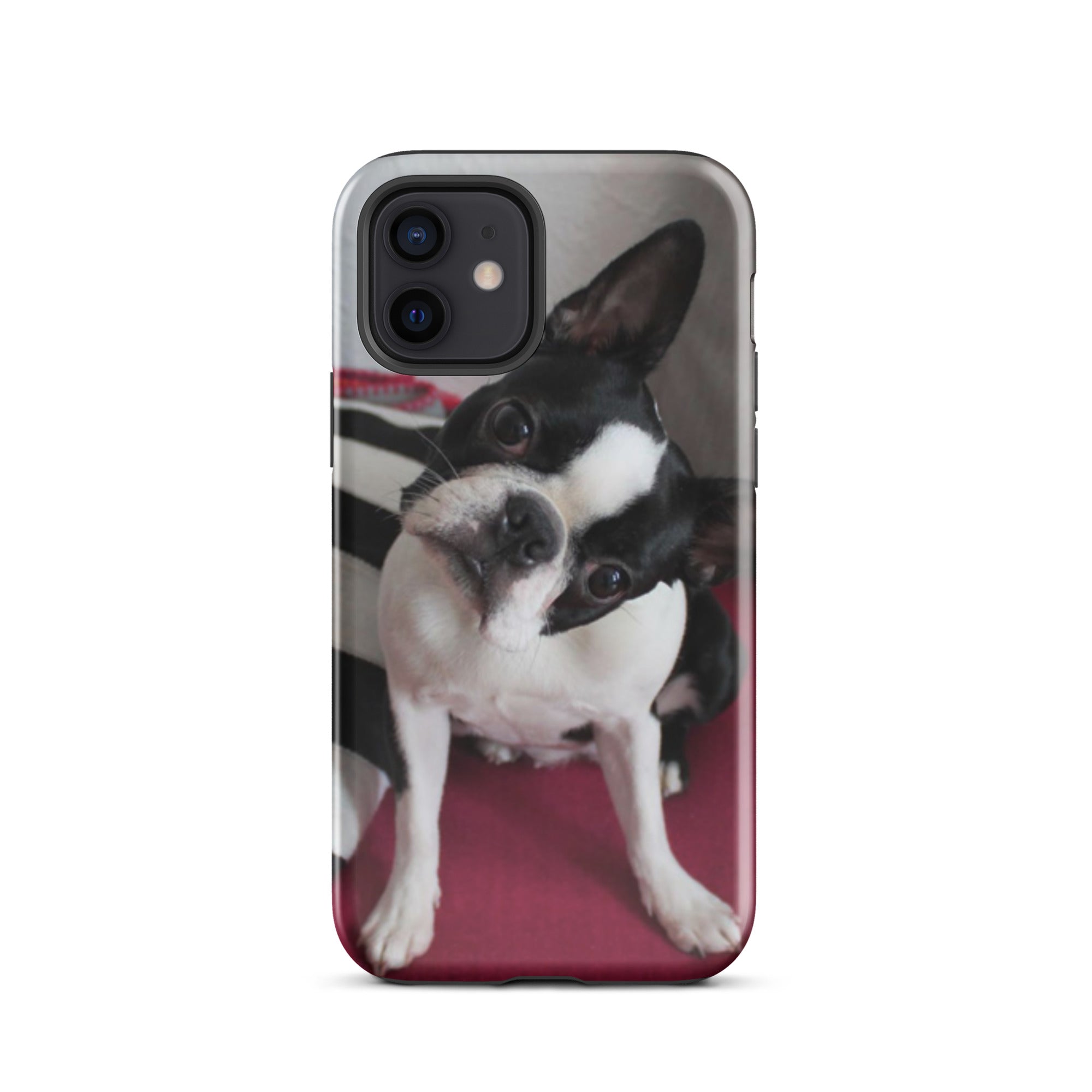 Custom Boston Terrier Tough Phone Case for iPhone
