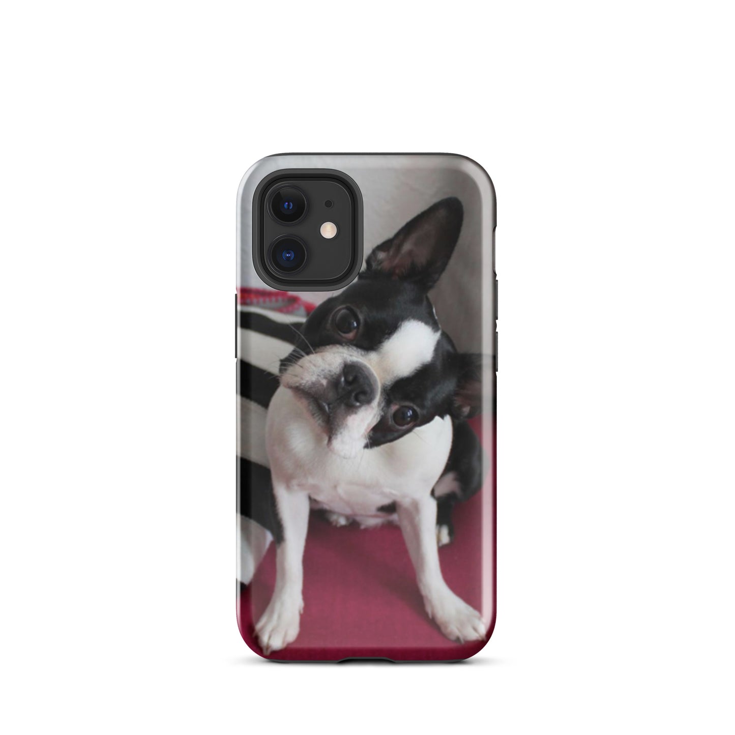 Custom Boston Terrier Tough Phone Case for iPhone