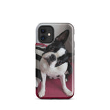 Custom Boston Terrier Tough Phone Case for iPhone